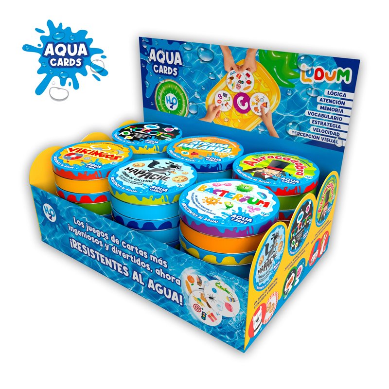 DISPLAY 24 AQUA CARDS 6 MOD X 4