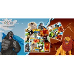 DISPLAY 16 SOBRES THE PLANET WORLD ANIMALS