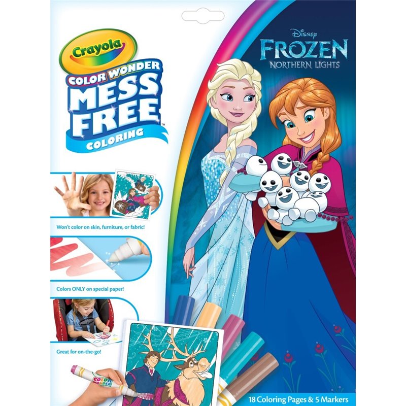 COLOREA SIN MANCHAS-COLOR WONDER DISNEY FROZEN