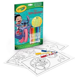LIBRO ACTIVIDADES Y COLOREAL CON 7 ROTULADORES LILO & STITCH