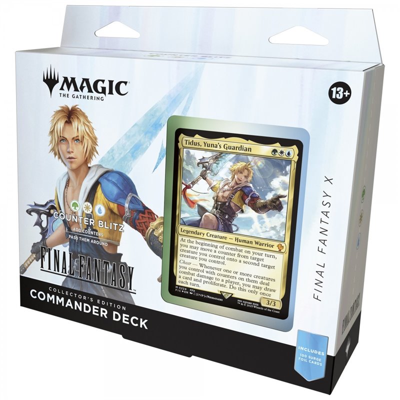 (PREPEDIDO) MAGIC-FINAL FANTASY DISPLAY 4 COLLECTOR DECK (INGLES)