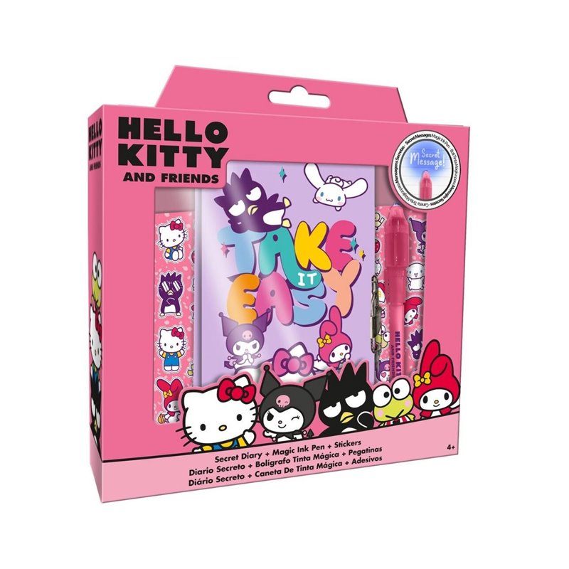 DIARIO CON BOLIGRAFO MAGICO HELLO KITTY
