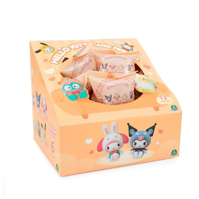 DISPLAY 18 CROSS DRESSING HELLO KITTY FIGURAS 4 CM