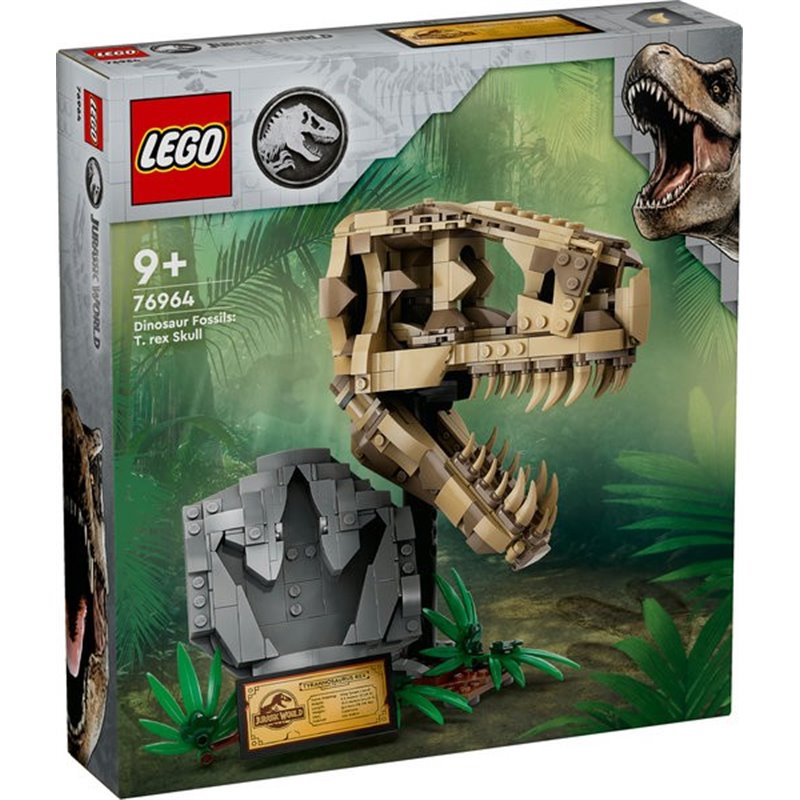 LEGO JURASSIC WORLD FOSILES DE DINOSAURIO: CRÁNEO T.REX