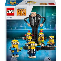 LEGO DESPICABLE ME MODELO DE GRU Y LOS MINIONS