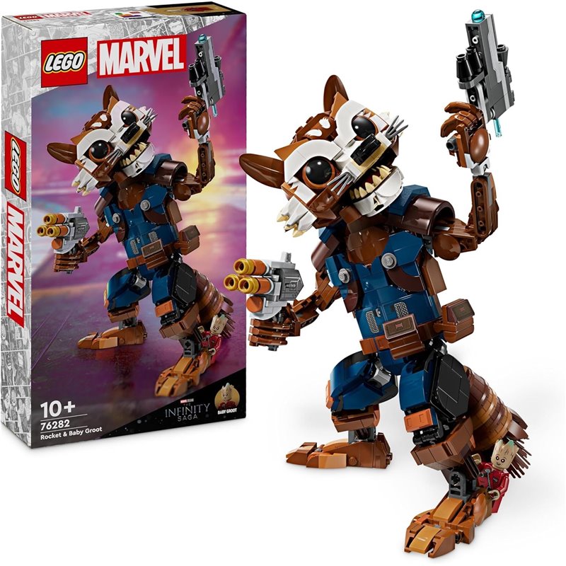 LEGO MARVEL ROCKET Y BEBÉ GROOT