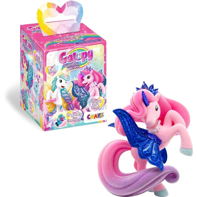 DISPLAY 16 CAJITAS GALUPY RAINBOW UNICORN