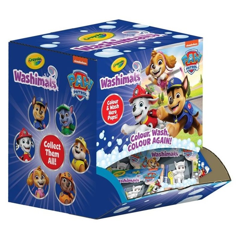 DISPLAY 24 WASHIMALS PAW PATROL (6 MODELOS)