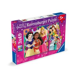 PUZZLE PRINCESAS DISNEY 3 X 49 PIEZAS