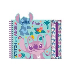CUADERNO DE ACTIVIDADES CON ESTUCHE STITCH AND ANGEL