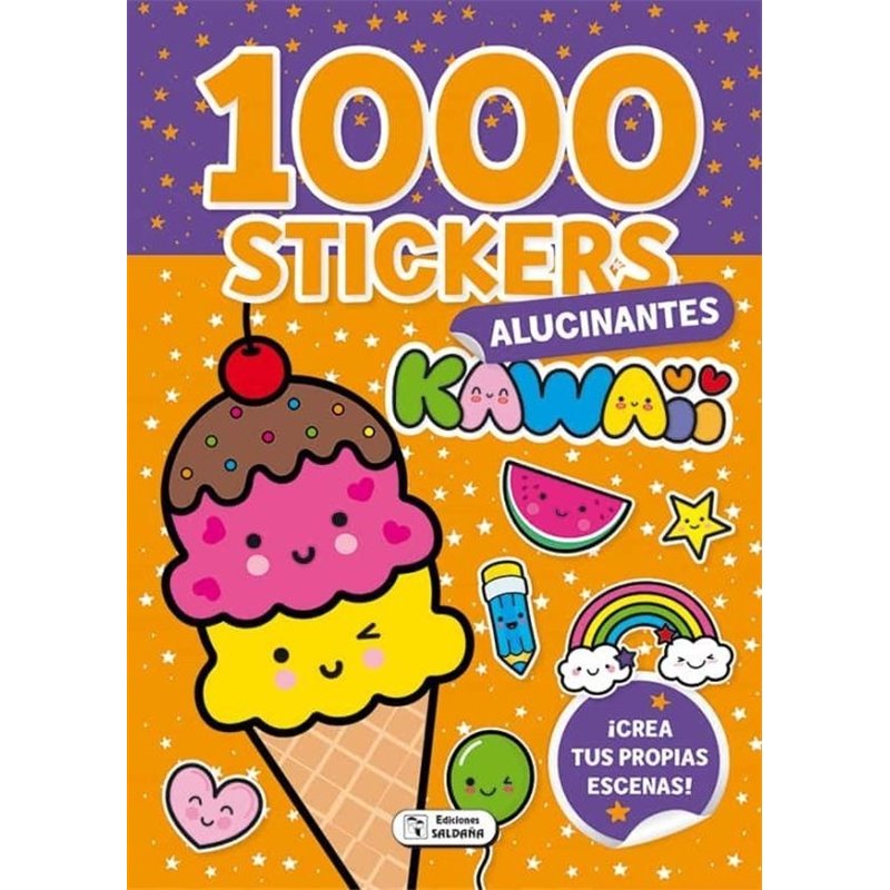 1000 STICKERS KAWAII ALUCINANTES