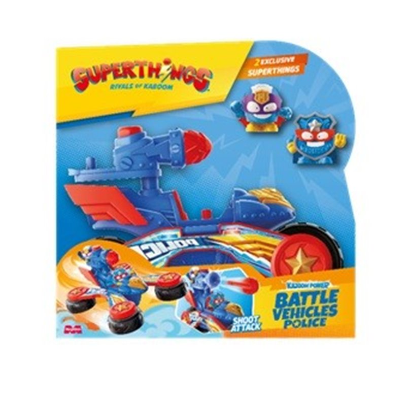SUPERTHINGS - PLAYSET - BATTLE VEHICLES - POLICE