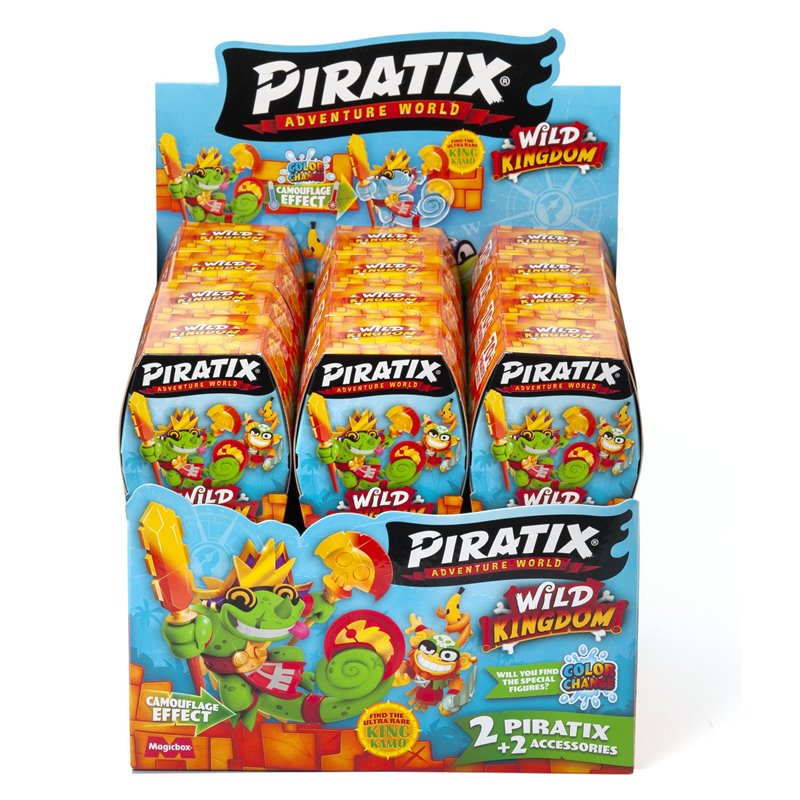 PIRATIX WILD KINGDOM - DISPLAY 24 TWO PACK