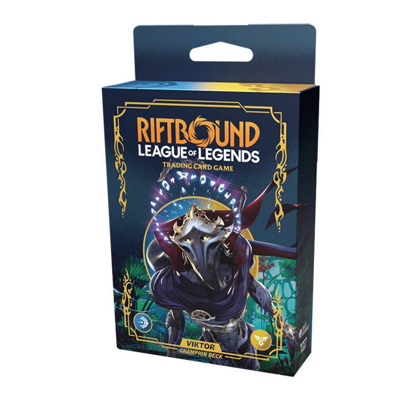 (PREPEDIDO) RIFTBOUND LOL TCG ORIGINS - DISPLAY 4 VIKTOR CHAMP DECK (INGLES)
