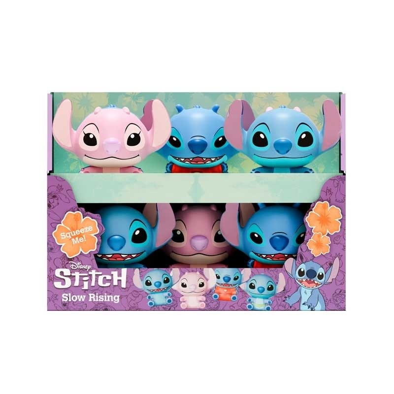 SUPER SQUISHY STITCH DISNEY - DISPLAY 12 FIGURAS SURTIDAS