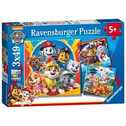 PUZZLE PAW PATROL 3 X 49