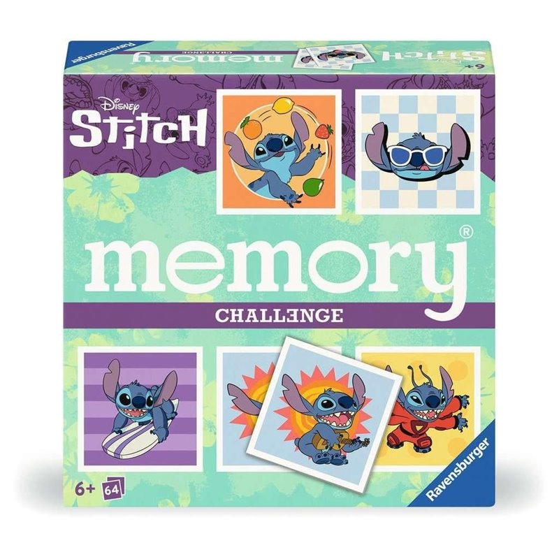 MEMORY DISNEY STITCH 64 TARJETAS