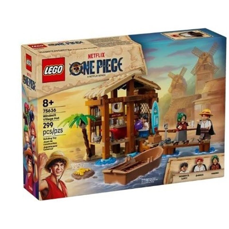 LEGO ONE PIECE - CABAÑA DEL PUEBLO MOLINO