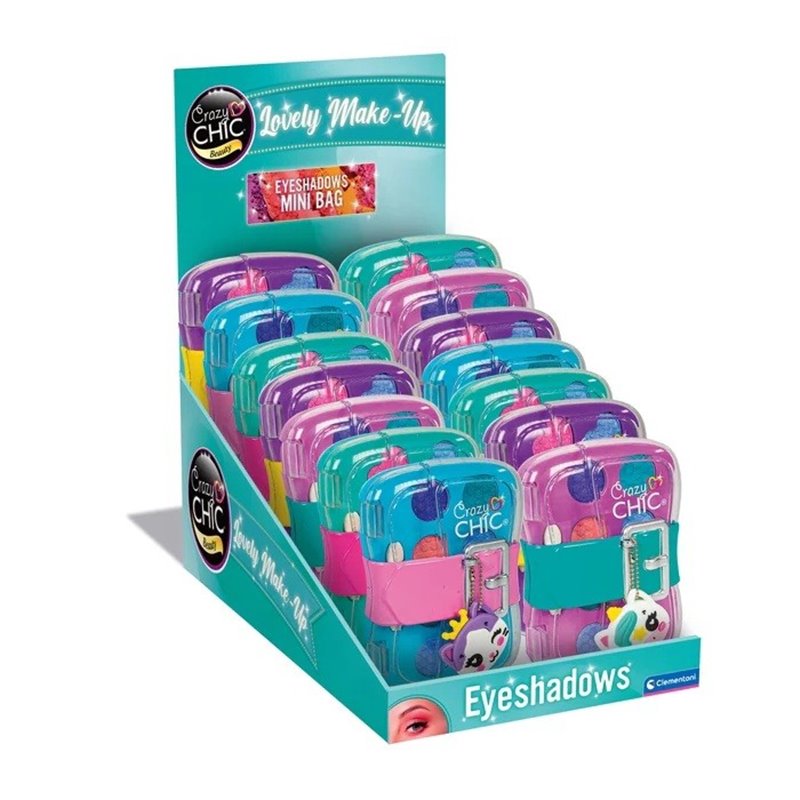 CRAZY CHIC DISPLAY 14 SOMBRAS DE OJOS MINI BAG