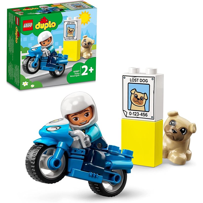 (REACONDICIONADO) LEGO DUPLO MOTO DE POLICIA