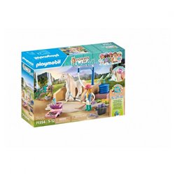 SET DE LIMPIEZA CON ISABELLA Y LIONESS PLAYMOBIL