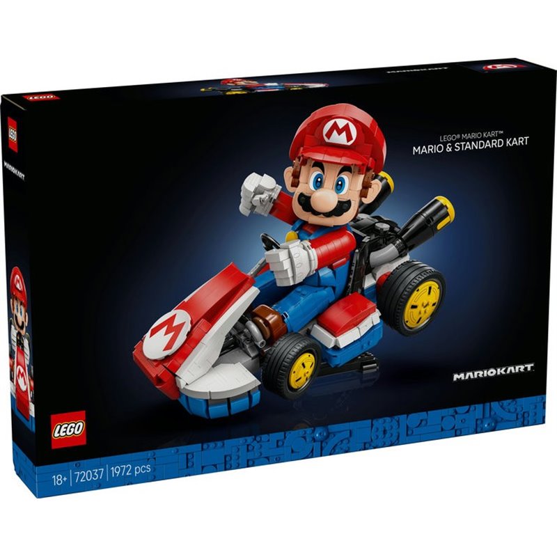 LEGO SUPER MARIO -MARIO KART. MARIO Y KART ESTANDAR