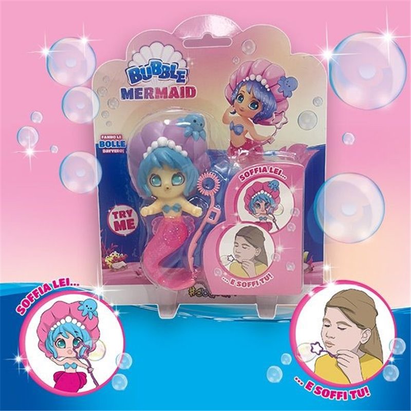 DISPLAY 8 SIRENA BUBBLE MERMAID