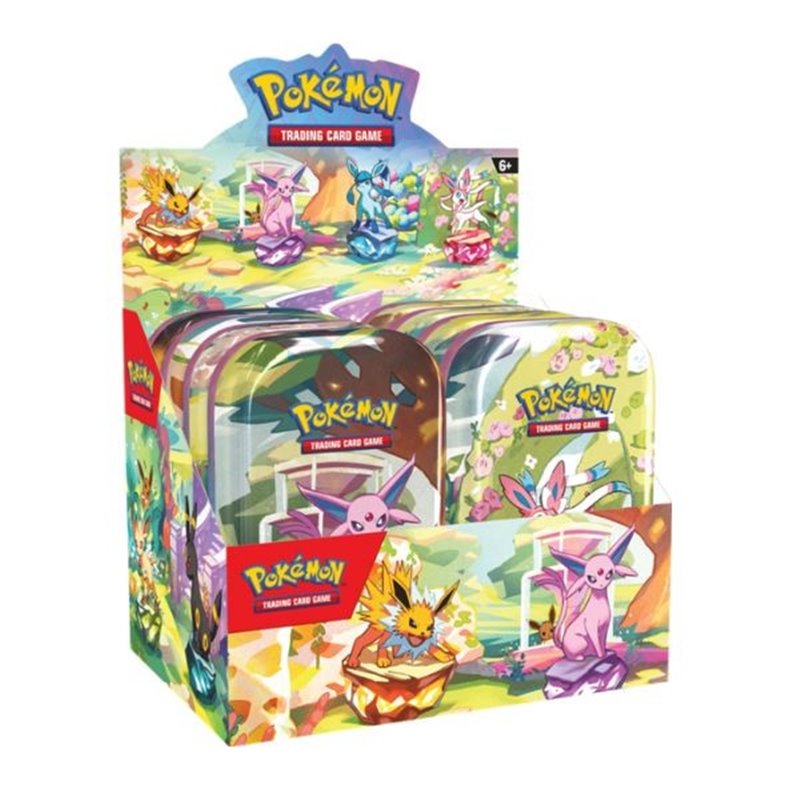 (PREPEDIDO) POKEMON TCG - DISPLAY 8 MINI LATAS PRISMATICS SV8.5 (INGLES)