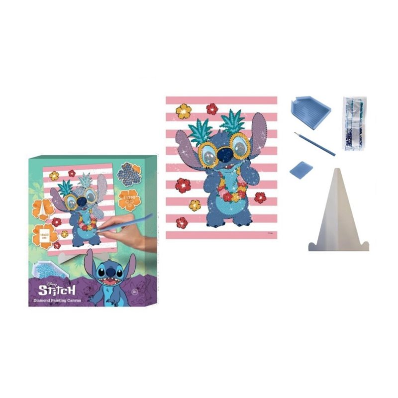 CANVA LILO & STITCH PINTA BORDADOS DIAMANTES