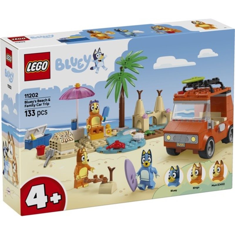 LEGO EXCURSION FAMILIAR A LA PLAYA CON BLUEY