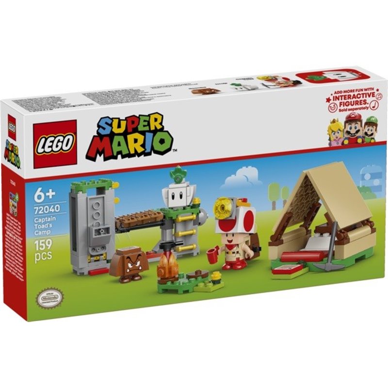LEGO SUPER MARIO DE ACAMPADA CON EL CAPITAN