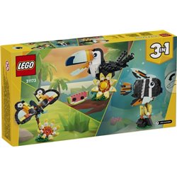 LEGO CREATOR 3 EN 1 FAUNA SALVAJE: TUCAN TROPICAL