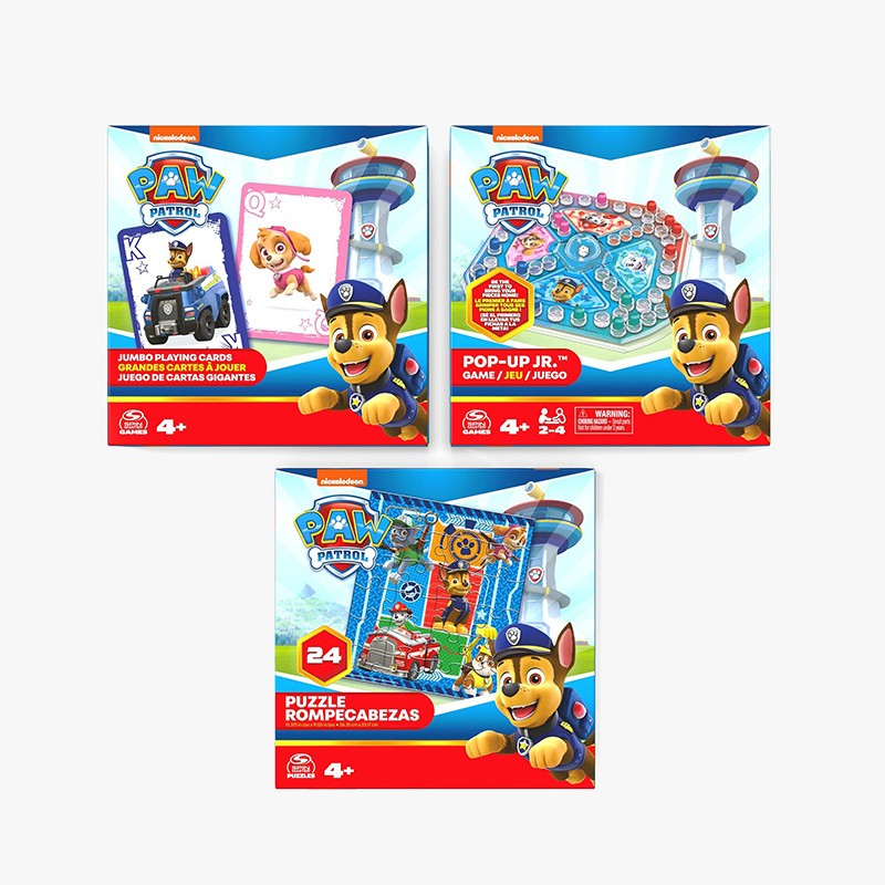 SET 3 JUEGOS DE MESA PATRULLA CANINA