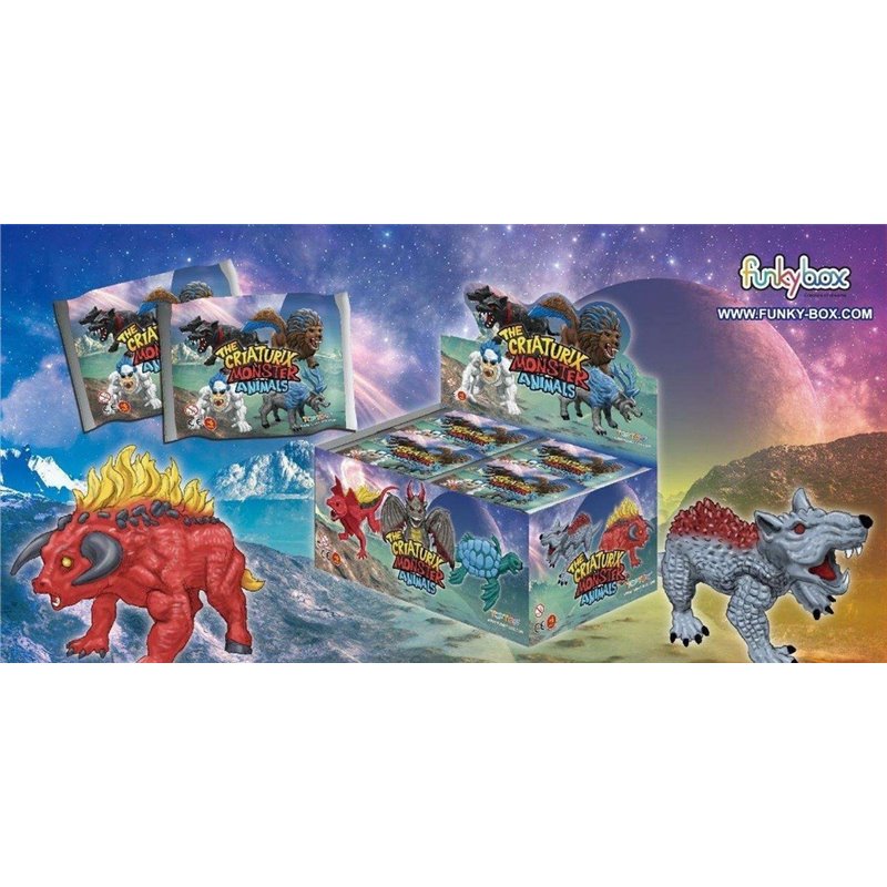 DISPLAY 16 SOBRES THE CRIATURIX MONSTER ANIMALS