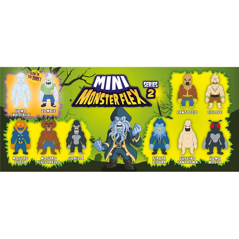 DISPLAY 10 BLISTER MINI MONSTERFLEX SERIE 2