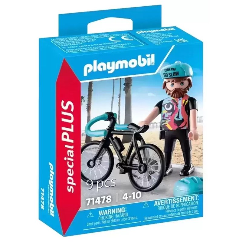 CICLISTA DE CARRETERA PLAYMOBIL