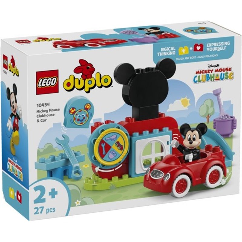 LEGO DUPLO DISNEY - CASA Y COCHE DE MICKEY MOUSE