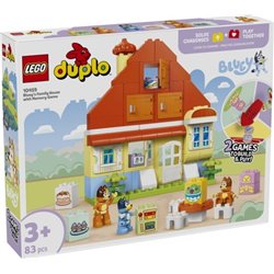 LEGO DUPLO - CASA FAMILIAR DE BLUEY CON JUEGO DE MEMORIA