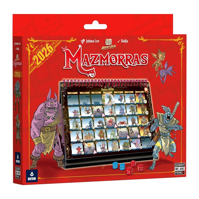 CALENDARIO 365 ADVENTURES DUNGEON - MAZMORRAS