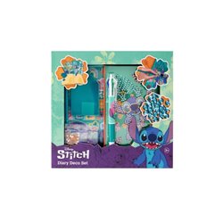 DIARIO CON BOLIGRAFO SET DE DECORACION DIAMANTES DISNEY STITCH