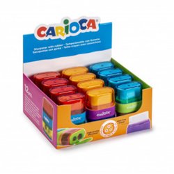 EXP. 12 SACAPUNTAS CON GOMA CARIOCA