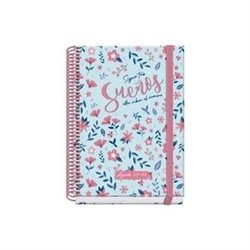 DOHE AGENDA ESCOLAR A5 ESPIRAL SV BLOSSOM 2025-26