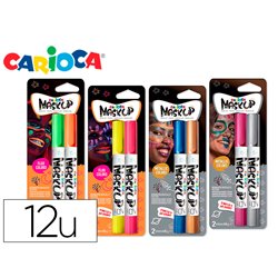 CAJA 12 BARRAS BLISTER 2 SURTIDO METALLIC Y NEON