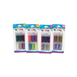 GLITTER DUST PURPURINA EN POLVO B/6 COLORES