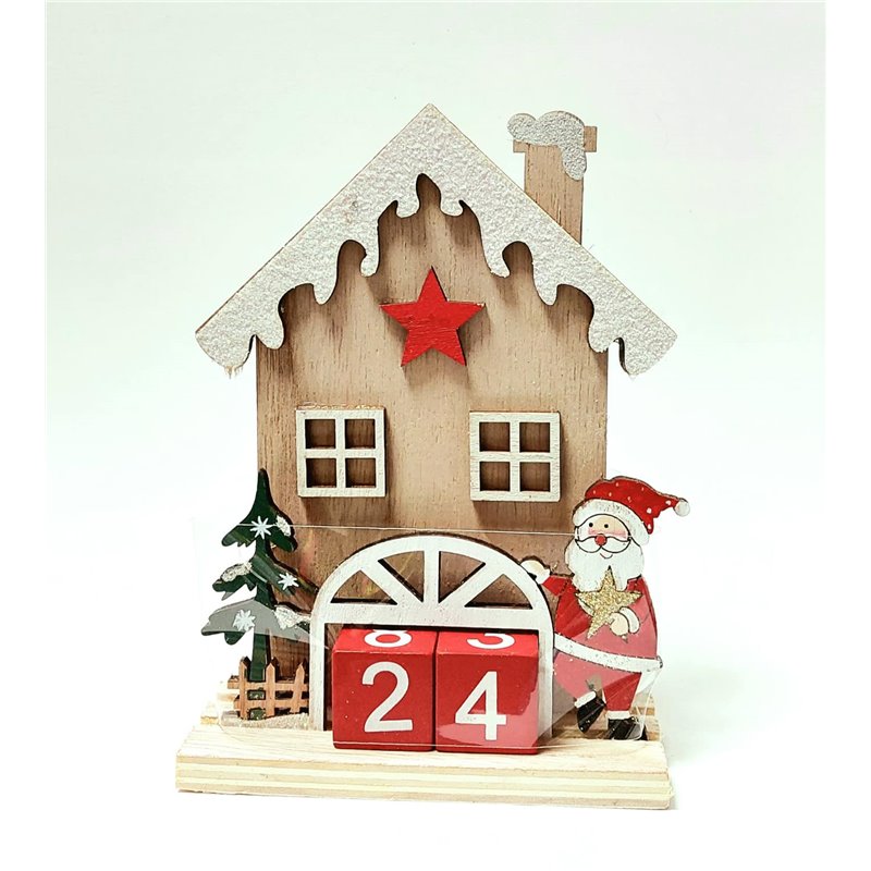 CASA SANTA CLAUS CALENDARIO 16X11,5X4,5C