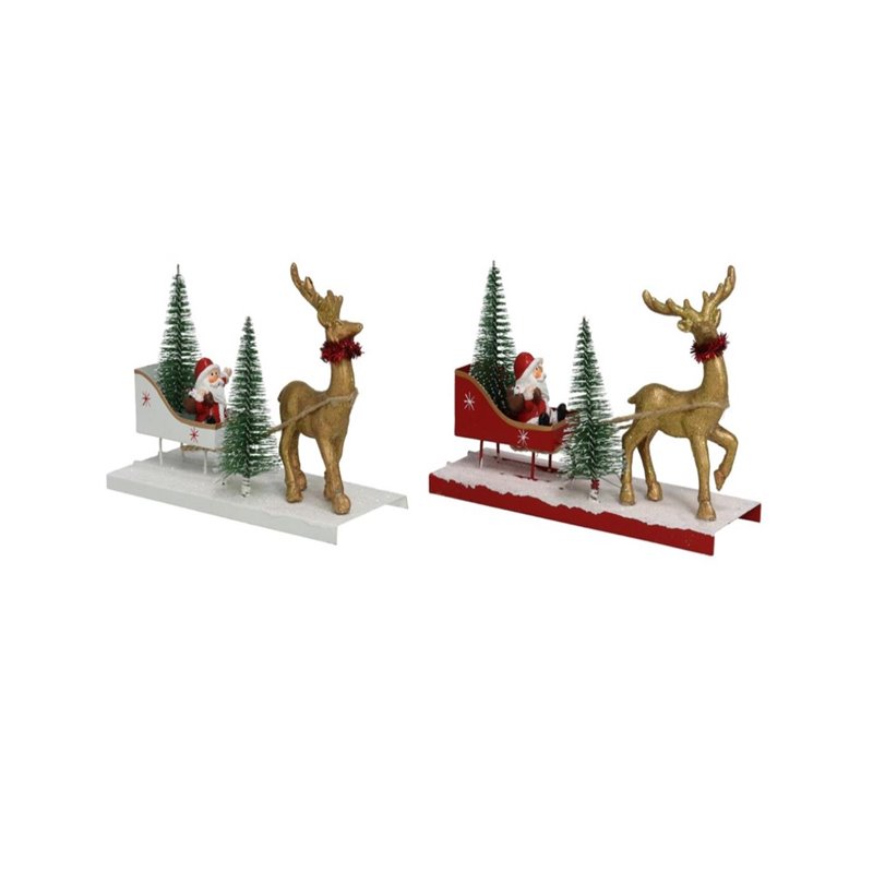 RENO C/TRINEO 18X11X6,3CM 2STD