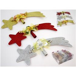 PUNTA ESTRELLA COMETA C/FLOR 35CM 4STD