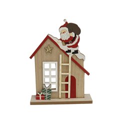 SANTA TEJADO DECORADO 18X24X5 CM
