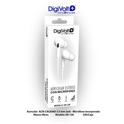 AURICULAR ESTEREO CON MICROFONO TAE1105