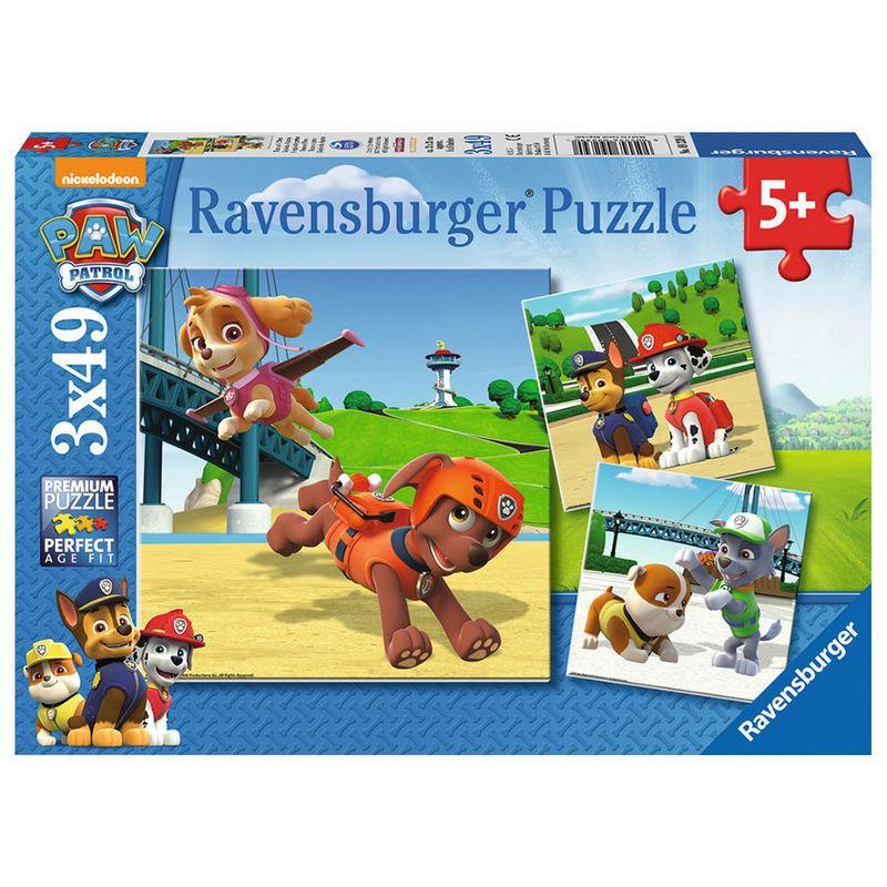 PUZZLE PATRULLA CANINA 3 x 49 piezas